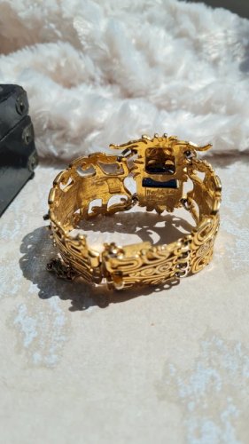 Bracelet Marbel S.G Salvador 14 Mexico - Bracelet aztèque