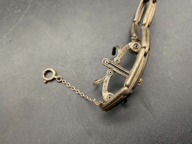 Bracelet Montre Argent Massif