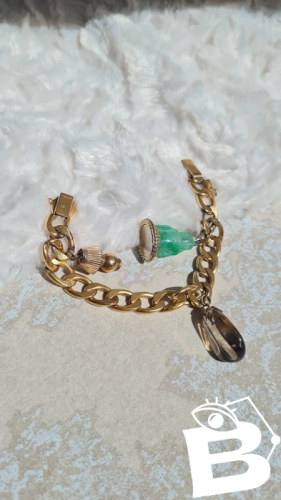 Bracelet  Murat en plaqué or avec Charm