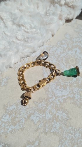 Bracelet  Murat en plaqué or avec Charm