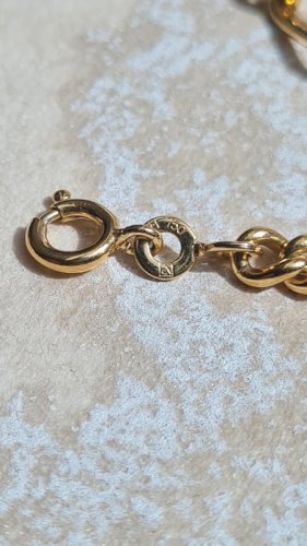 Bracelet plaqué or avec une Breloque Hiboux