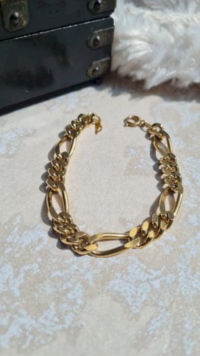 Bracelet plaqué or chaine gros maillon