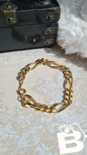 Bracelet plaqué or chaine gros maillon