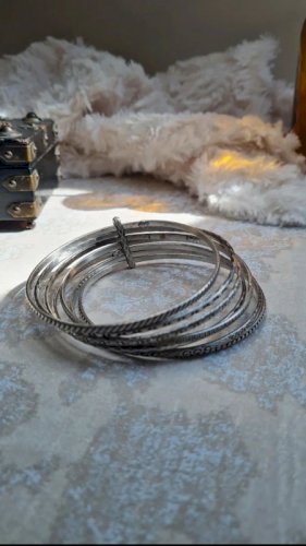 Bracelet semainier 3 suisses en métalargenté vintage