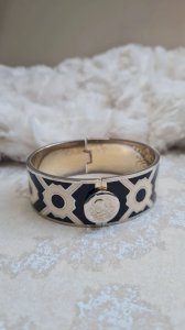 Vintage black and white Spartina bracelet 449 Daufuskie Island