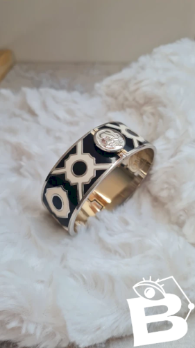 Bracelet Spartina vintage noir et blanc 449 Daufusxie Island