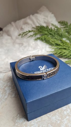 Bracelet Swarovski : cristaux & cuir