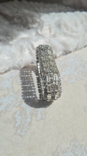 Bracelet vintage avec strass