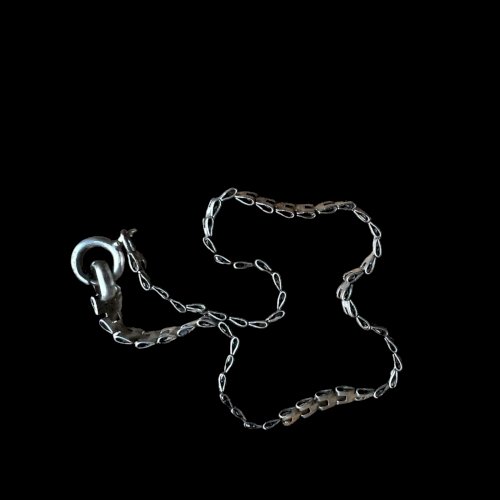 Bracelet vintage Unisex gourmette chaîne Argent, Massif Bijou Fin