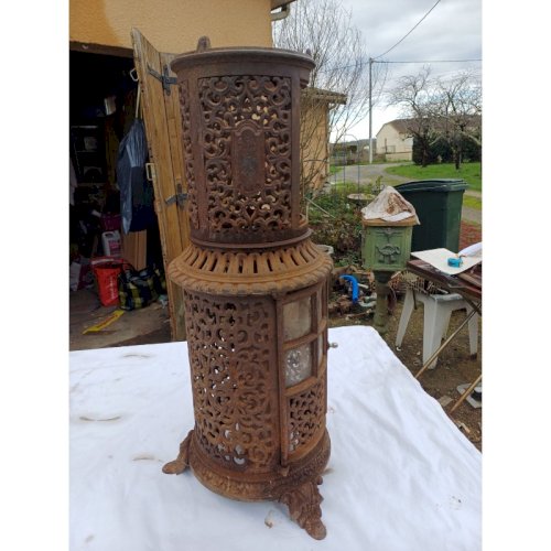 Brasero en Fonte ( déco )