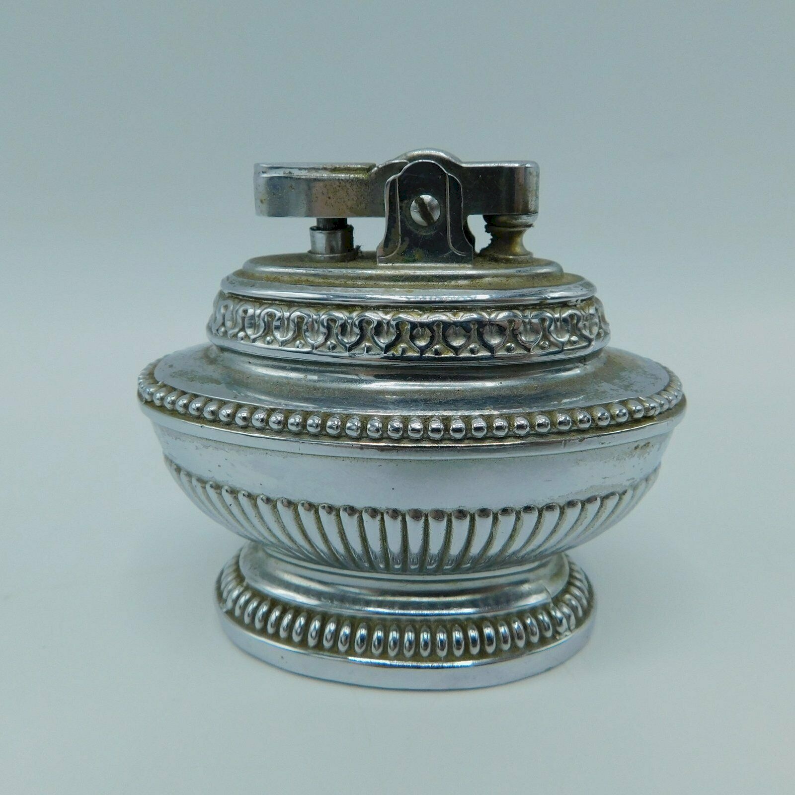 Briquet à Gaz SIM JAPAN Vintage – Métal Argenté – Rechargeable
