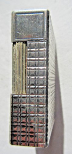 Briquet DUPONT Paris Made in France, métal argenté numéro 12B JP 67