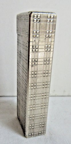 Briquet DUPONT vintage, métal argenté non signé