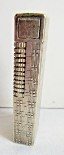 Briquet DUPONT vintage, métal argenté non signé