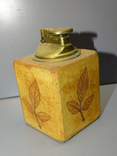 -BRIQUET HERBIER signé R. LEDUC CIRCA 1960 CAPRON PICAULT VALLAURIS   D