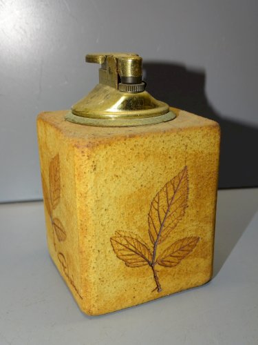 -BRIQUET HERBIER signé R. LEDUC CIRCA 1960 CAPRON PICAULT VALLAURIS   D