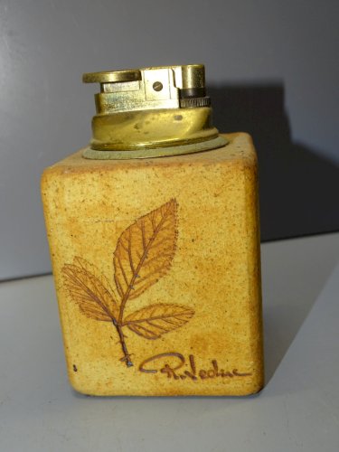 -BRIQUET HERBIER signé R. LEDUC CIRCA 1960 CAPRON PICAULT VALLAURIS   D