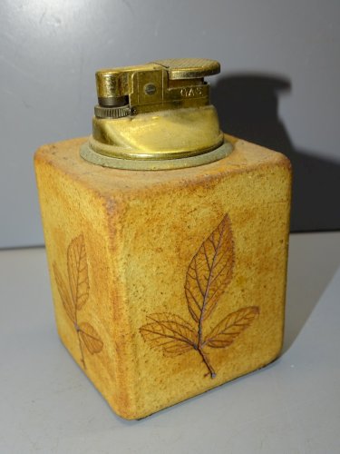 -BRIQUET HERBIER signé R. LEDUC CIRCA 1960 CAPRON PICAULT VALLAURIS   D