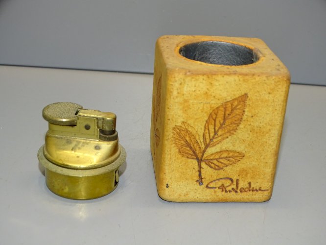 -BRIQUET HERBIER signé R. LEDUC CIRCA 1960 CAPRON PICAULT VALLAURIS   D