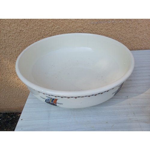 Broc de Toilette , Vasque , Porte Savon  Boch La Louvière 