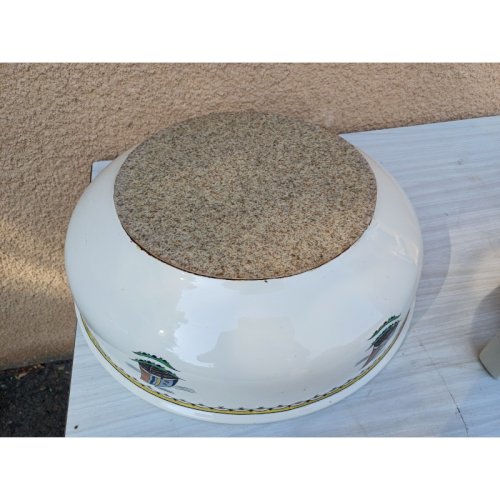 Broc de Toilette , Vasque , Porte Savon  Boch La Louvière 