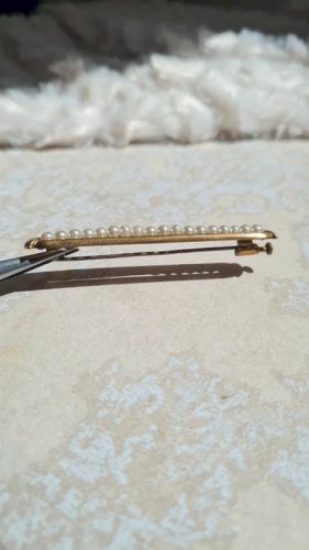 broche ancienne art déco et fausses perles