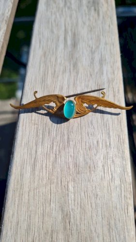 Broche ancienne art nouveau - broche 1900