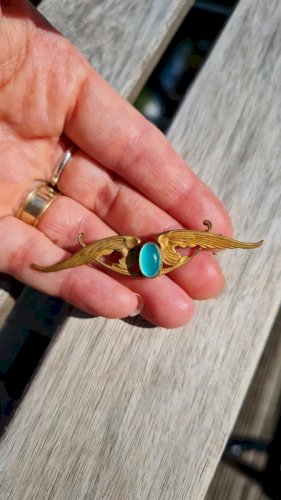 Broche ancienne art nouveau - broche 1900
