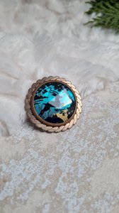 Broche ancienne avec une aile de papillon années 20-30