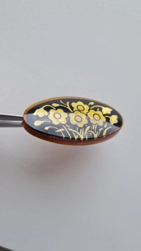 Broche ancienne en bakélite années 20-30