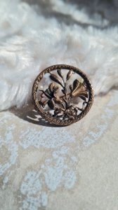 Antique brooch (fixed) lilies