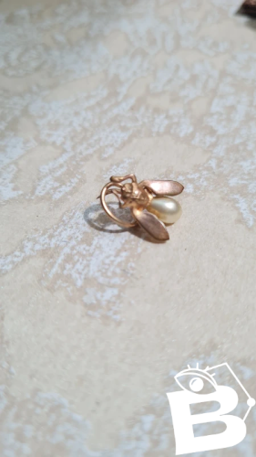 Broche Ancienne Mouche avec perle