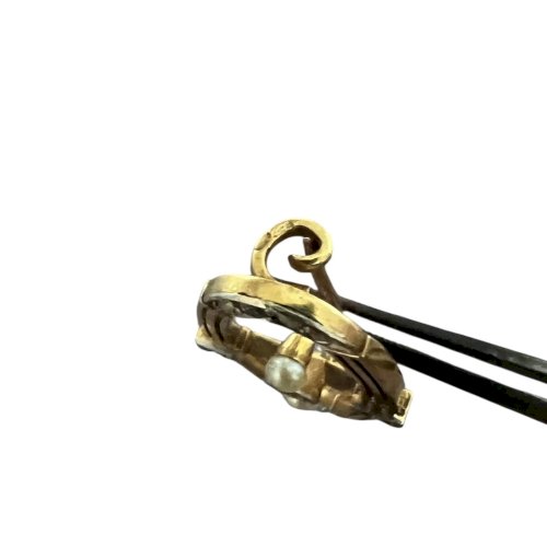 Broche Ancienne Perles - Diamants -Or 18 Carat - Vers 1910 Élégance Vintage