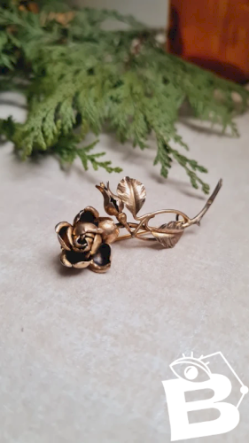 Broche Ancienne- rose par Emmanuel Cellarius 1910 - 1920