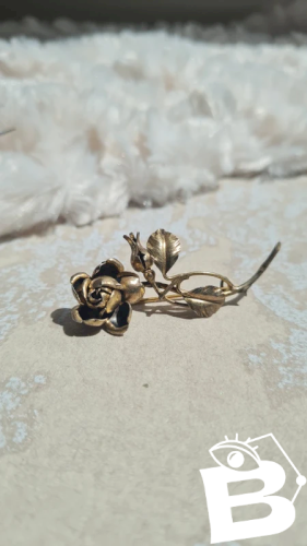Broche Ancienne- rose par Emmanuel Cellarius 1910 - 1920