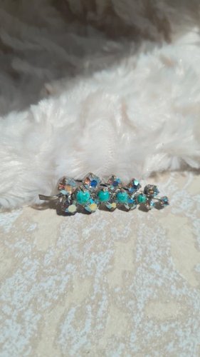 Broche Ancienne - strass boréales
