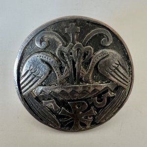 broche ancienne Vintage Attribué A Fernand PY Medailleur Collection Art Sacré