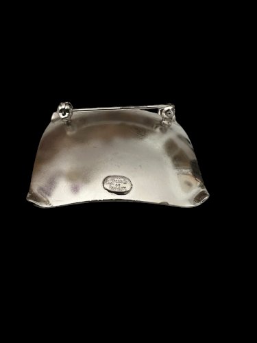 broche ancienne vintage Signé Grossé 1969 Germany Design Collection Couture