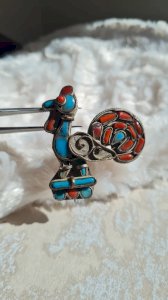 Broche antique Tibétaine -1900