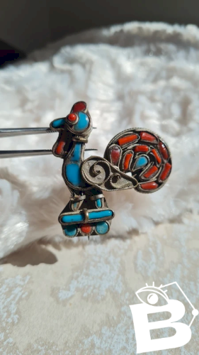 Broche antique Tibétaine -1900