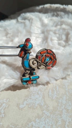 Broche antique Tibétaine -1900