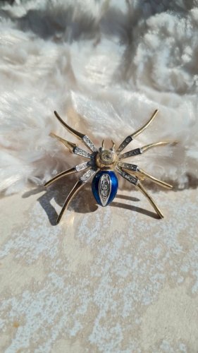 Broche araignée vintage