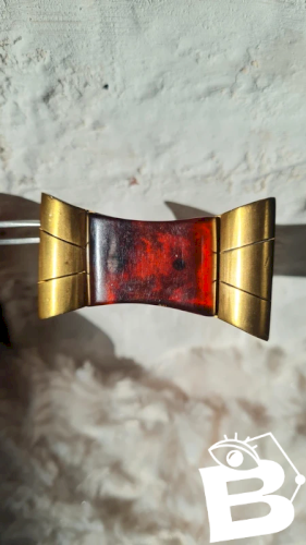 Broche art déco ancienne en Bakélite possible Albert Flamand