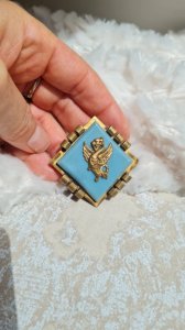 Broche art déco Griffon OU Chimère - broche ancienne