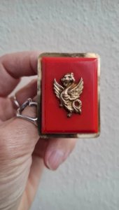 Art Deco Brooch Griffin OR Chimera - antique brooch