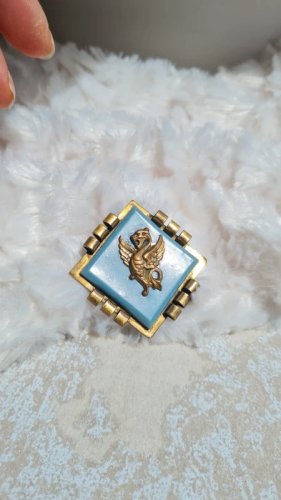 Broche art déco Griffon OU Chimère - broche ancienne