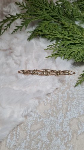 Broche art Nouveau florale - ancienne  - FIX- années  20/ 30