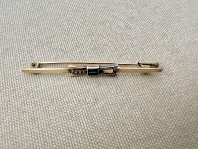 Broche barrette  noeud Marque FIX vers 1925 Plaqué Or vintage, ancien Unisex