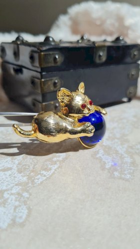 Broche chat - Broche fantaisie