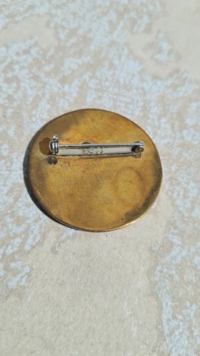 Broche cloisonnée ancienne